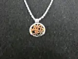 Zilveren Silver Rose Ketting met Bloemmotief – foto 3 – kavel bij De Kringwinkel, Diest