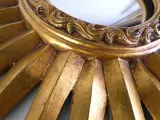 Decoratieve zonnespiegel met goudkleurige stralen – foto 2 – kavel bij De Kringwinkel, Heverlee