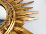 Decoratieve zonnespiegel met goudkleurige stralen – foto 3 – kavel bij De Kringwinkel, Heverlee