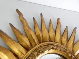 Decoratieve zonnespiegel met goudkleurige stralen – foto 4 – kavel bij De Kringwinkel, Heverlee