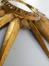 Decoratieve zonnespiegel met goudkleurige stralen – foto 10 – kavel bij De Kringwinkel, Heverlee