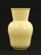 Villeroy & Boch - beige vaas met craquelé - made in Luxembourg jaren '20-'30 – kavel bij De Kringwinkel, Antwerpen