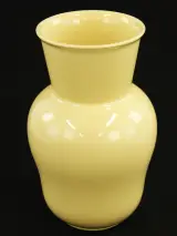 Villeroy & Boch - beige vaas met craquelé - made in Luxembourg jaren '20-'30 – foto 3 – kavel bij De Kringwinkel, Antwerpen