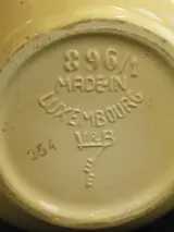 Villeroy & Boch - beige vaas met craquelé - made in Luxembourg jaren '20-'30 – foto 6 – kavel bij De Kringwinkel, Antwerpen