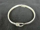 Elegante Zilveren Armband met Centraal Detail – kavel bij De Kringwinkel, Diest