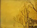 C.V. Vos (1985) – Hollands Winterlandschap – Olieverf – foto 5 – kavel bij De Kringwinkel, Antwerpen