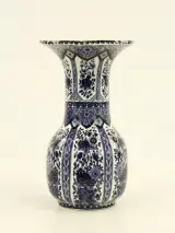 Boch Belgium Delfts Blauwe Trompetvaas - Royal Sphinx - 35 cm (Nr. 5) – foto 2 – kavel bij De Kringwinkel, Antwerpen