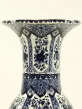 Boch Belgium Delfts Blauwe Trompetvaas - Royal Sphinx - 35 cm (Nr. 5) – foto 4 – kavel bij De Kringwinkel, Antwerpen