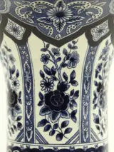 Boch Belgium Delfts Blauwe Trompetvaas - Royal Sphinx - 35 cm (Nr. 5) – foto 5 – kavel bij De Kringwinkel, Antwerpen