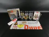Duvel art glazen en accessoires – kavel bij De Kringwinkel, Heverlee