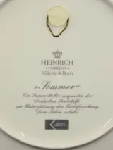 Villeroy & Boch "De vier jaargetijden " set van twee vintage borden 1970 – foto 7 – kavel bij De Kringwinkel, Antwerpen