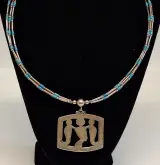Kralenketting met hanger – foto 4 – kavel bij De Kringwinkel, Aalst