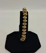 Goudenkleurig rondelle-armband – kavel bij De Kringwinkel, Aalst