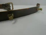 Vintage leren koppelriem met haken – foto 3 – kavel bij De Kringwinkel, Diest