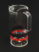 Vintage Guzzini plexi set - saladekom, schenkkan en 5 glazen - Made in Italy – foto 7 – kavel bij De Kringwinkel, Antwerpen