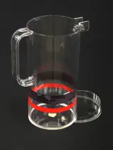 Vintage Guzzini plexi set - saladekom, schenkkan en 5 glazen - Made in Italy – foto 8 – kavel bij De Kringwinkel, Antwerpen