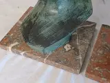 Set van 2 kunstwerken van Enca Caen (Enzo Carels) – foto 8 – kavel bij De Kringwinkel, Oudenaarde