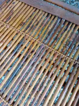 Set van 4 vintage bamboe klapstoelen – foto 8 – kavel bij De Kringwinkel, Ninove