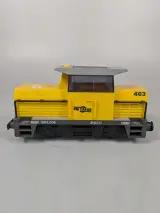 Elektrische treinset met locomotief, goederenwagon en rails – foto 6 – kavel bij De Kringwinkel, Sint-Niklaas