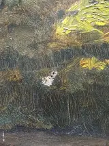 Schilderij bostafereel Jan Tiele – foto 3 – kavel bij De Kringwinkel, Ninove