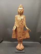 Groot beeld Thaise boeddah – kavel bij De Kringwinkel, Ninove