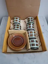 Vintage Boch La Louvière 'Bernadette' koffieservies – kavel bij De Kringwinkel, Herzele