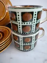 Vintage Boch La Louvière 'Bernadette' koffieservies – foto 5 – kavel bij De Kringwinkel, Herzele