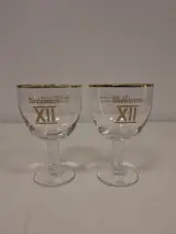 Twee officiële Westvleteren XII proefglaasjes – foto 2 – kavel bij De Kringwinkel, Ronse