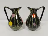 Set van twee keramieken art deco karaffen – kavel bij De Kringwinkel, Ronse