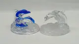 Set van 4 Cristal d'Arques kristallen dolfijnen beeldjes – foto 4 – kavel bij De Kringwinkel, Zottegem