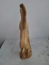 Vintage sculptuur steigerend paard – foto 3 – kavel bij De Kringwinkel, Herzele