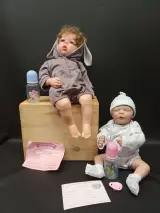 2 Reborn poppen – kavel bij De Kringwinkel, Ninove
