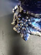 Blauwe schaal in Murano-stijl – foto 8 – kavel bij De Kringwinkel, Ninove