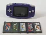 Game Boy Advance met 5 games – kavel bij De Kringwinkel, Geraardsbergen