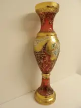 Boheems glazen (kristal?) vaas – foto 4 – kavel bij De Kringwinkel, Leopoldsburg