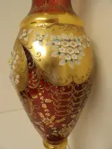 Boheems glazen (kristal?) vaas – foto 7 – kavel bij De Kringwinkel, Leopoldsburg