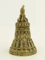 Antieke messingen liturgische handbel/altaarbel – foto 2 – kavel bij De Kringwinkel, Antwerpen