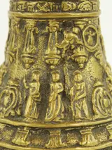 Antieke messingen liturgische handbel/altaarbel – foto 6 – kavel bij De Kringwinkel, Antwerpen