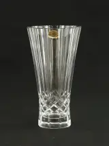 Boheems Kristallen Vaas 24% PbO - Czechoslovakia – kavel bij De Kringwinkel, Antwerpen