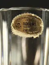 Boheems Kristallen Vaas 24% PbO - Czechoslovakia – foto 4 – kavel bij De Kringwinkel, Antwerpen