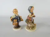 Vier handbeschilderde porseleinen M.I. Hummel-beeldjes van Goebel – foto 3 – kavel bij De Kringwinkel, Heverlee