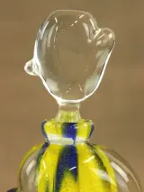 Verrerie d’Art d’Alvignac – decoratief glazen parfumflacon, 1999 – foto 5 – kavel bij De Kringwinkel, Antwerpen