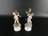 Set van 2 putti beeldjes - Capodimonte – foto 2 – kavel bij De Kringwinkel, Heverlee