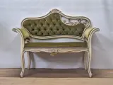 Elegant vintage boudoirbankje in Lodewijk XV-stijl - ca. jaren 1950 -1960 – foto 2 – kavel bij De Kringwinkel, Gent