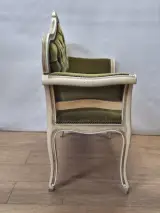 Elegant vintage boudoirbankje in Lodewijk XV-stijl - ca. jaren 1950 -1960 – foto 10 – kavel bij De Kringwinkel, Gent
