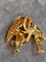 Set van 2 vintage diervormige broches en pins met strass-stenen – foto 9 – kavel bij De Kringwinkel, Gent