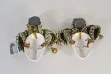 Set van 5 Venetiaanse decoratieve maskers handgeschilderd – foto 10 – kavel bij De Kringwinkel, Turnhout