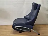 Iconische WK Wohnen Solo 699 relaxfauteuil - Stefan Heiliger - donkerblauw leder – foto 4 – kavel bij De Kringwinkel, Gent