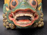 Driedelige set handgesneden Balinese maskers van hout – foto 7 – kavel bij De Kringwinkel, Gent