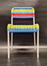 Vintage IKEA FÄRGGLAD kinderstoelen - set van vier - Maria Vinka (Jaren '90) – foto 10 – kavel bij De Kringwinkel, Gent